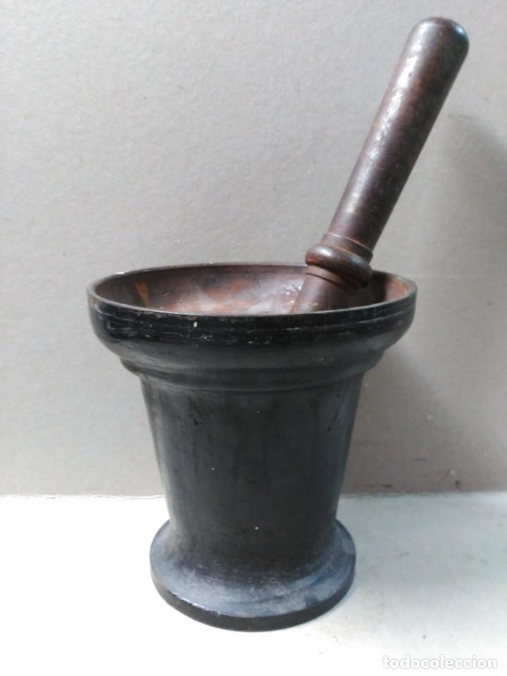 Antig&uuml;edades: MORTERO O ALMIREZ DE HIERRO - Foto 4