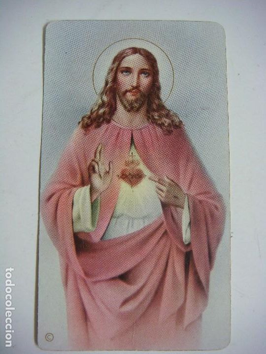 Antig&uuml;edades: RECORDATORIO DEL SAGRADO CORAZON A&Ntilde;O 1964 - Foto 1