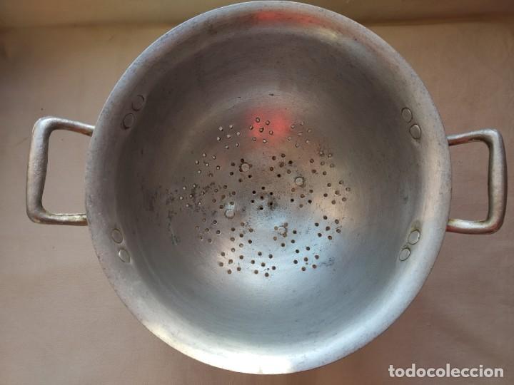 Antig&uuml;edades: ESCURRIDERA ALUMINIO - Foto 3