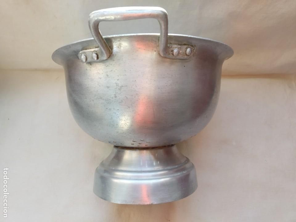 Antig&uuml;edades: ESCURRIDERA ALUMINIO - Foto 7