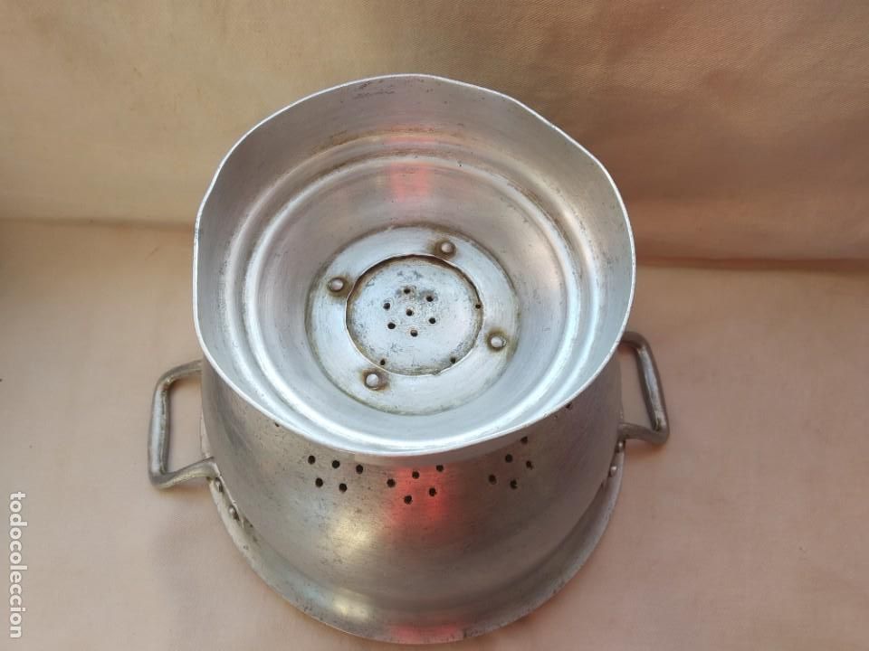 Antig&uuml;edades: ESCURRIDERA ALUMINIO - Foto 8