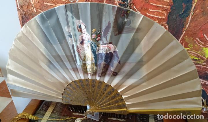 Antig&uuml;edades: ANTIGUO ABANICO PERIC&Oacute;N - Foto 1