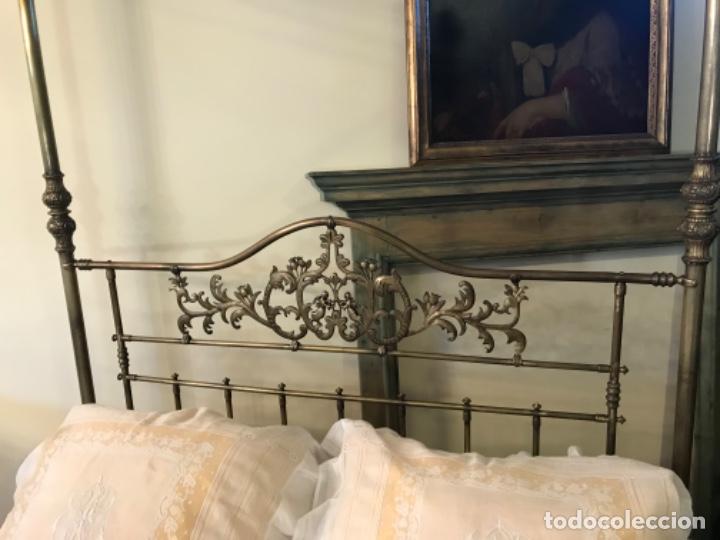 Antig&uuml;edades: CAMA CON DOSEL Y CORONA - Foto 6