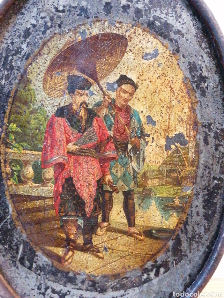 Antig&uuml;edades: Chapa pintada - Foto 2