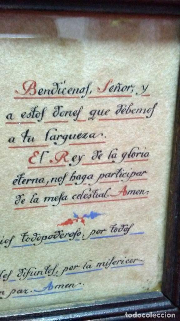Antig&uuml;edades: CUADRO ORACI&Oacute;N SANTA CENA - Foto 5