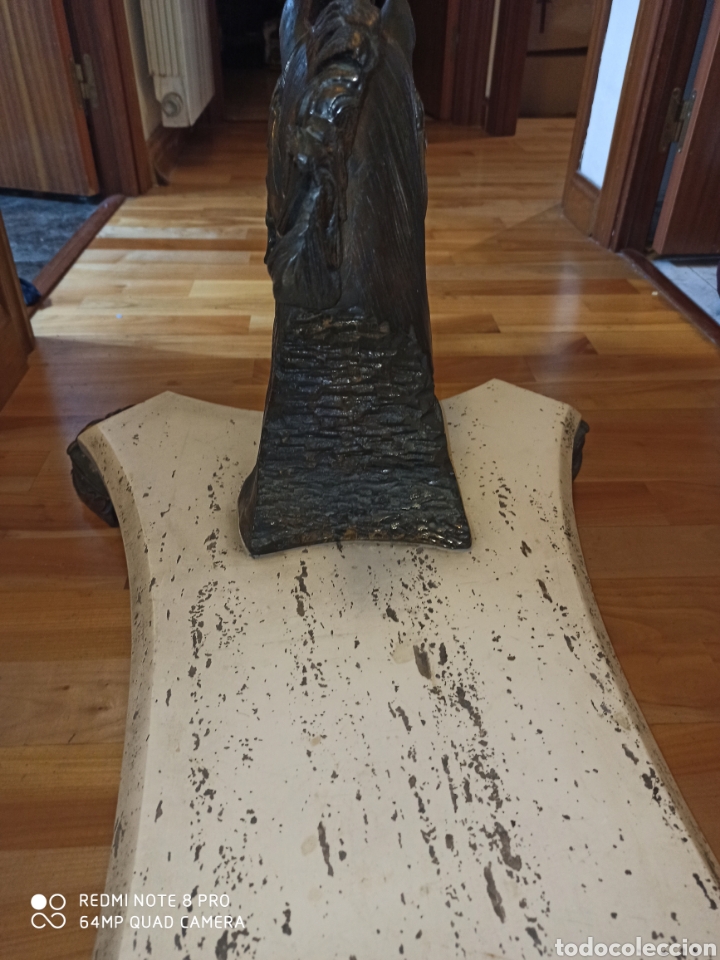 Antig&uuml;edades: Impresionante mesa con busto de caballo - Foto 6