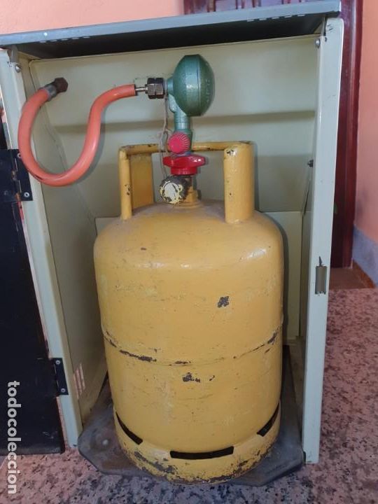 Antig&uuml;edades: Antigua  estufa de butano , funcionando - Foto 6