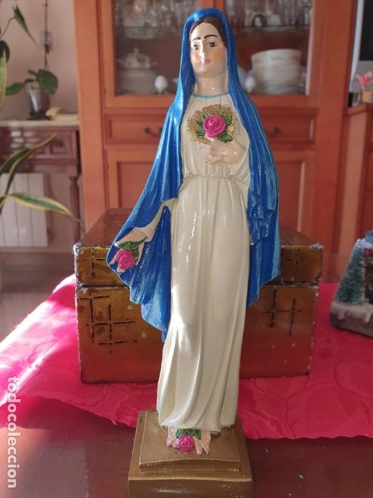Antig&uuml;edades: Preciosa  virgen  de las  flores - Foto 1