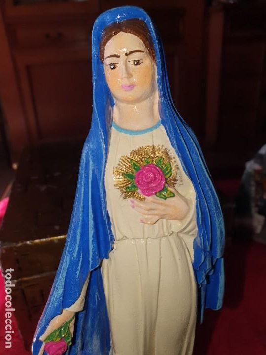 Antig&uuml;edades: Preciosa  virgen  de las  flores - Foto 3