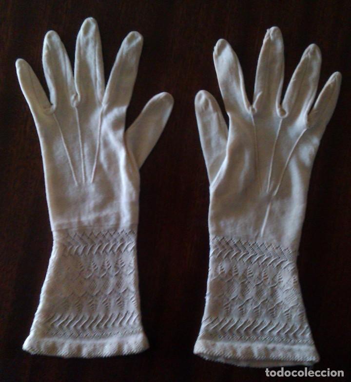 Antig&uuml;edades: guantes comunion o boda - Foto 2