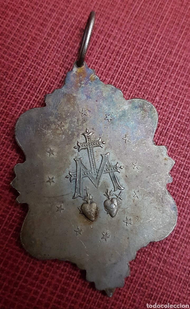 Antig&uuml;edades: Antigua medalla Sin pecado - Foto 2