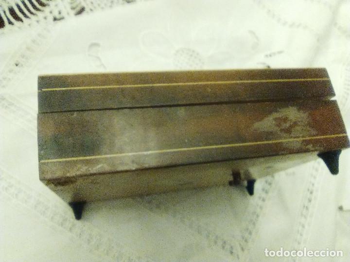 Antig&uuml;edades: CAJA O JOYERO MUSICAL DE MADERA - Foto 3