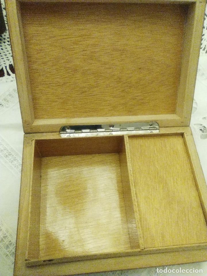 Antig&uuml;edades: CAJA O JOYERO MUSICAL DE MADERA - Foto 7