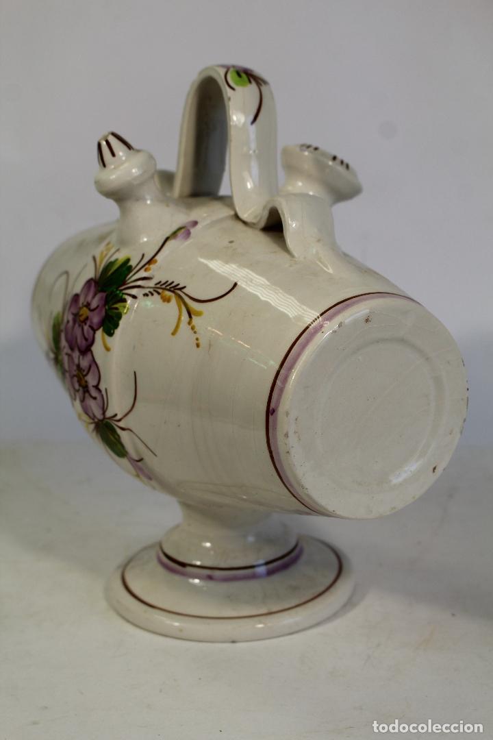 Antig&uuml;edades: botijo tonel ceramica - Foto 2