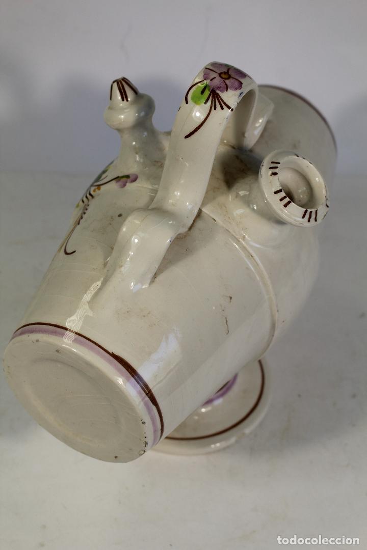 Antig&uuml;edades: botijo tonel ceramica - Foto 5