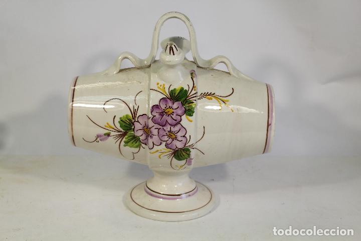 Antig&uuml;edades: botijo tonel ceramica - Foto 1