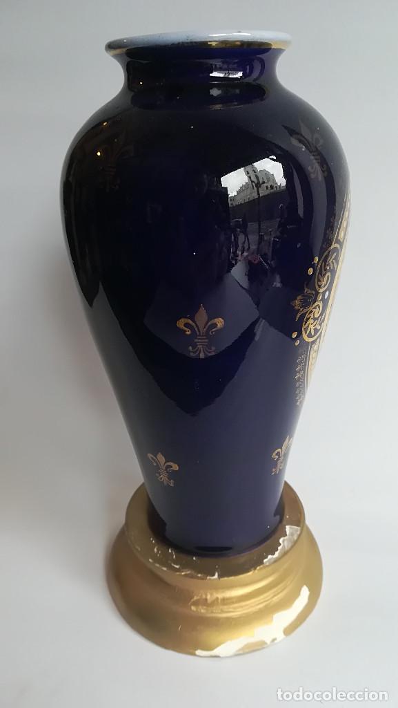Antig&uuml;edades: JARRON PORCELANA AZUL CHECA - Foto 3