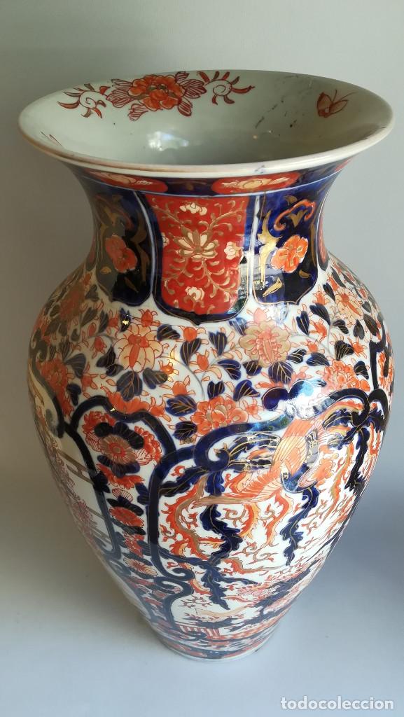Antig&uuml;edades: JARRON PORCELANA IMARI - Foto 3