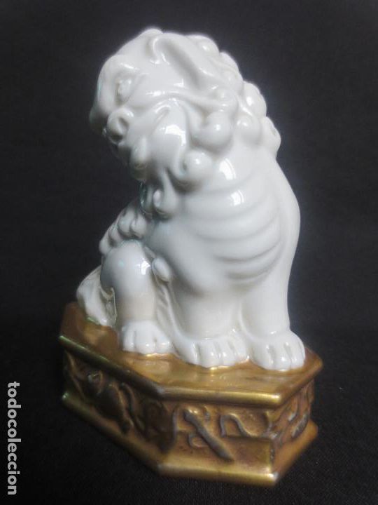 Antig&uuml;edades: PERRO DE FOO EN PORCELANA DE ALGORA - Foto 5