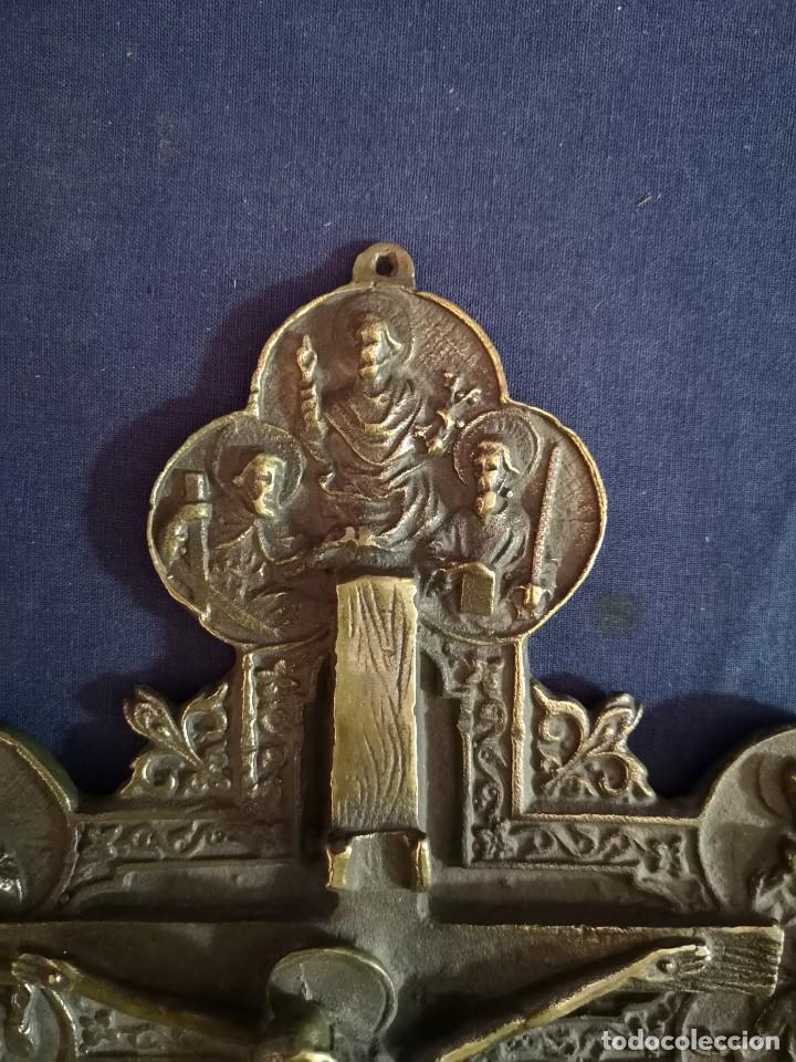 Antig&uuml;edades: CRUZ CRISTIANA EN BRONCE - Foto 5