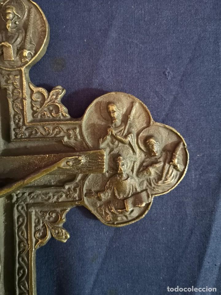 Antig&uuml;edades: CRUZ CRISTIANA EN BRONCE - Foto 6