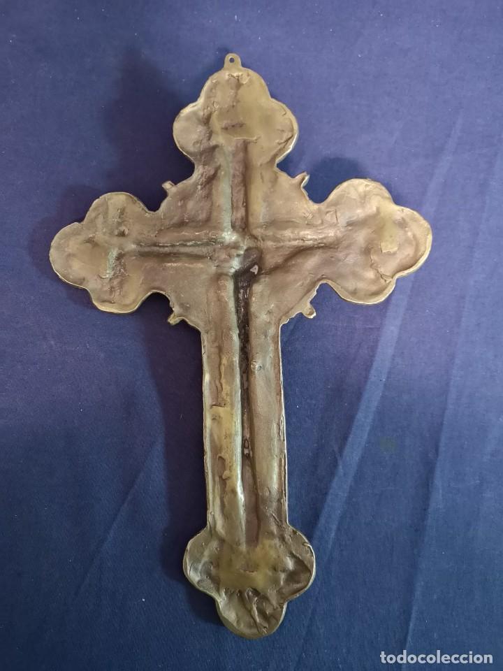 Antig&uuml;edades: CRUZ CRISTIANA EN BRONCE - Foto 8