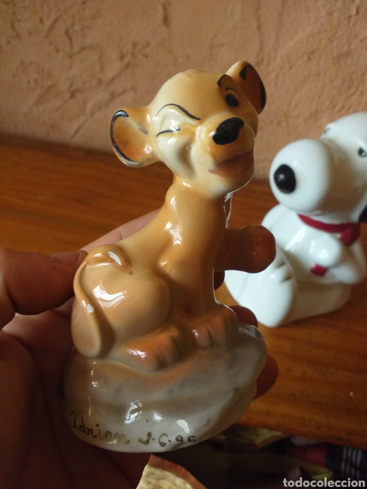 Antig&uuml;edades: HUCHA SNOOPY Y FIGURA REY LEON - Foto 6