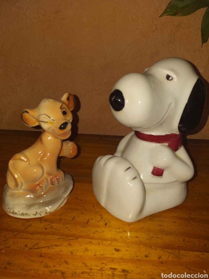 Antig&uuml;edades: HUCHA SNOOPY Y FIGURA REY LEON - Foto 10