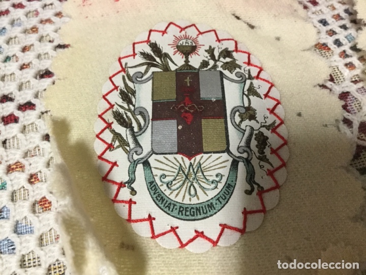Antig&uuml;edades: ESCAPULARIO 1877 APOSTOLADO DE LA ORACION - Foto 3