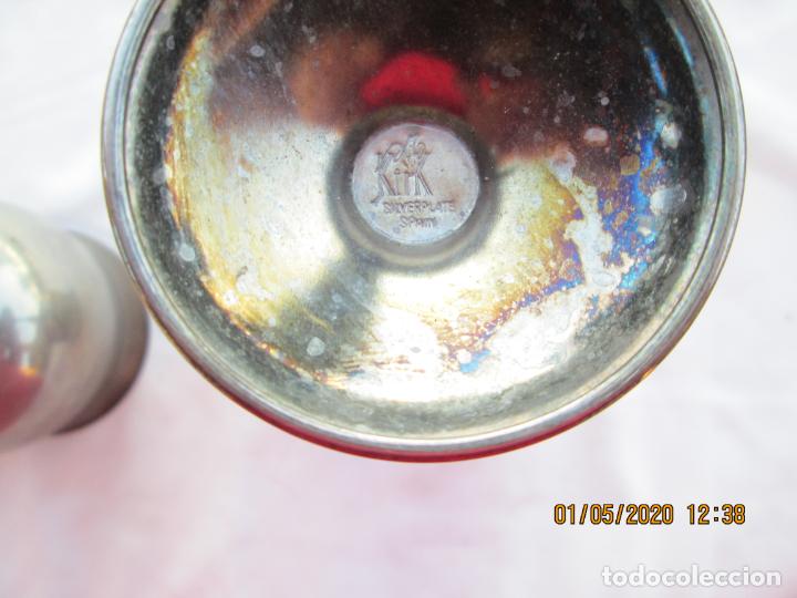 Antig&uuml;edades: PAREJA DE COPAS KIRK SILVERPLATE SPAIN. - Foto 2