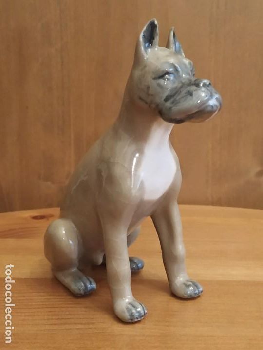 Antig&uuml;edades: PERRO BOXER PORCELANA - Foto 3