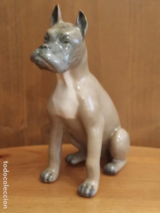 Antig&uuml;edades: PERRO BOXER PORCELANA - Foto 7
