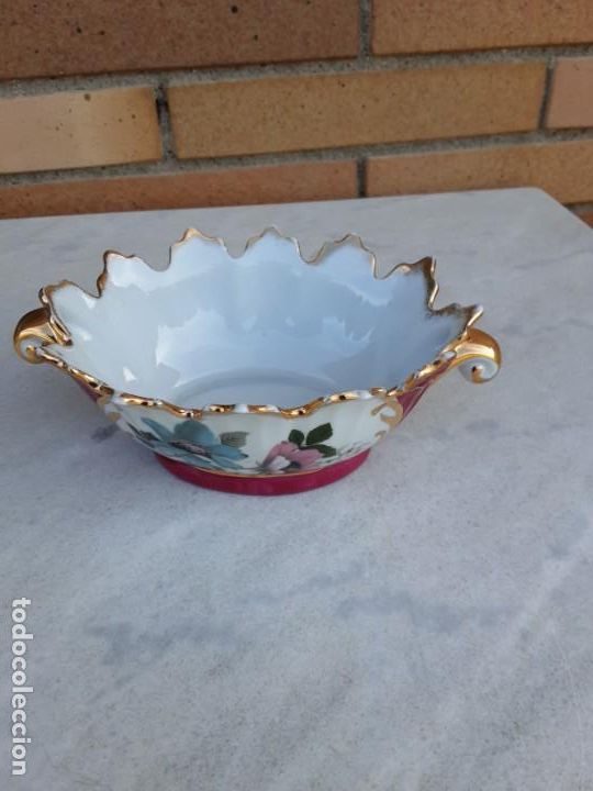 Antig&uuml;edades: Peque&ntilde;o centro de mesa Limoges - Foto 1