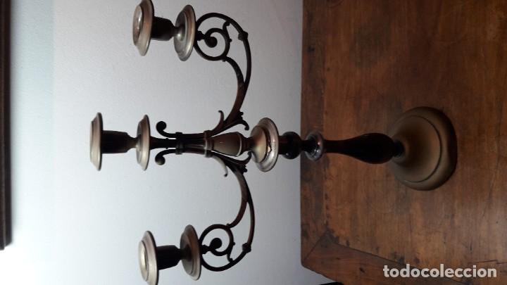Antig&uuml;edades: Pareja candelabros - Foto 2
