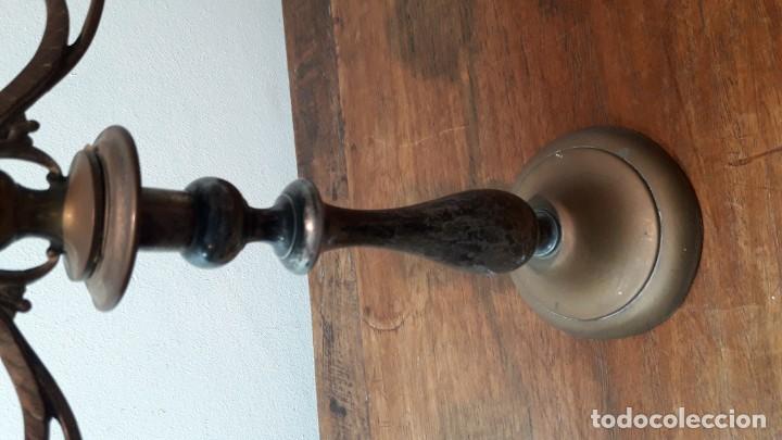 Antig&uuml;edades: Pareja candelabros - Foto 5