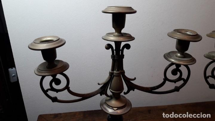 Antig&uuml;edades: Pareja candelabros - Foto 6