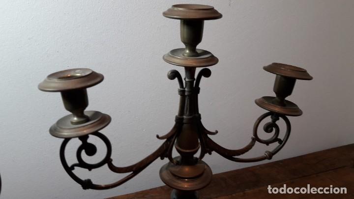 Antig&uuml;edades: Pareja candelabros - Foto 7