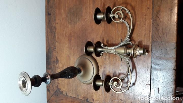 Antig&uuml;edades: Pareja candelabros - Foto 8