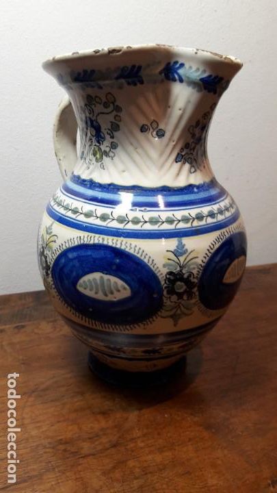 Antig&uuml;edades: Jarra talavera - Foto 1