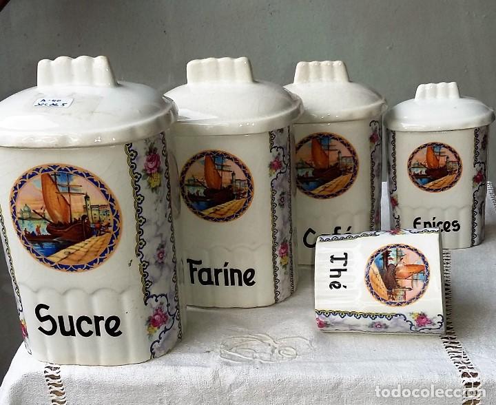 Antig&uuml;edades: Especiero porcelana francesa