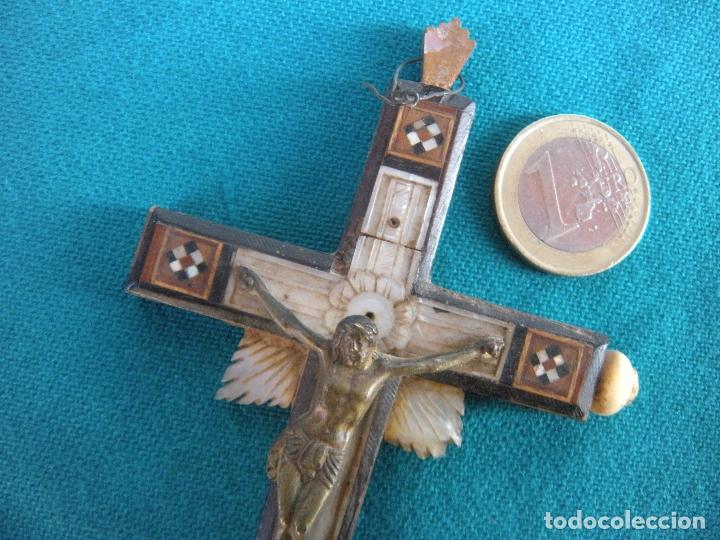 Antig&uuml;edades: CRUCIFIJO DE JERUSALEN CON INCRUSTACIONES - Foto 3