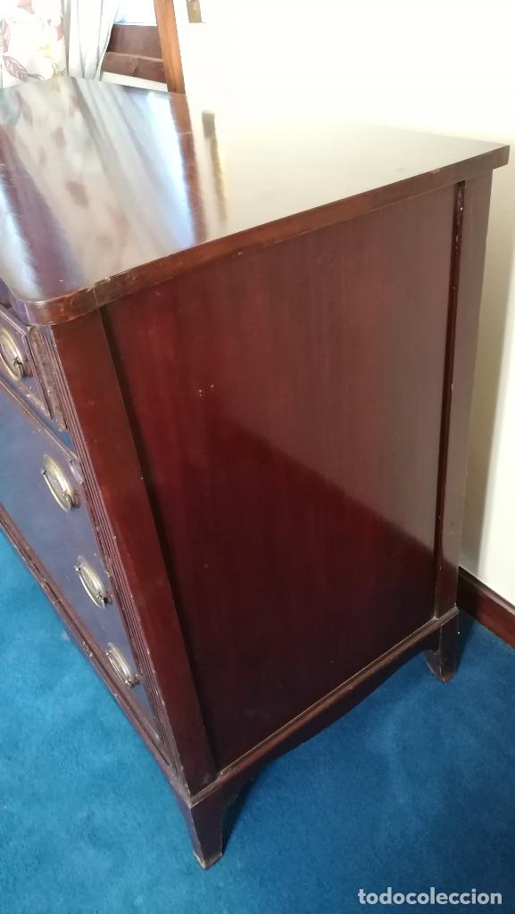 Antig&uuml;edades: COMODA IMPERIO MADERA CAOBA - Foto 3