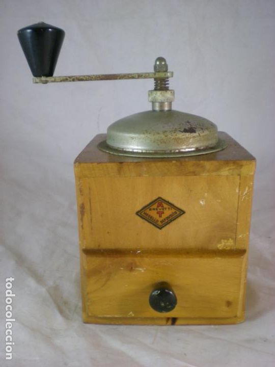 Oggetti Antichi: Molinillo de Cafe AT Brevetti - Modello Depositato - Italia