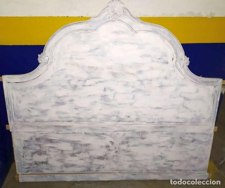 Antig&uuml;edades: CABECERO PINTADO EFECTO DEGRADADO - Foto 1