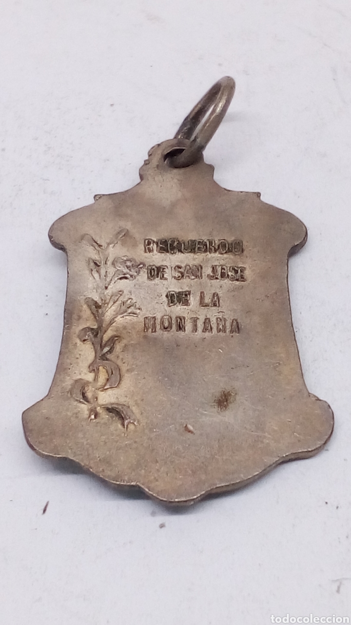 Antig&uuml;edades: Medalla de plata religiosa - Foto 2