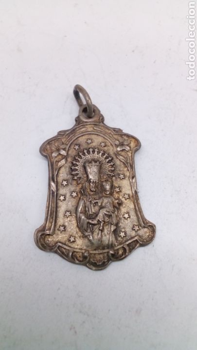 Antig&uuml;edades: Medalla de plata religiosa - Foto 1