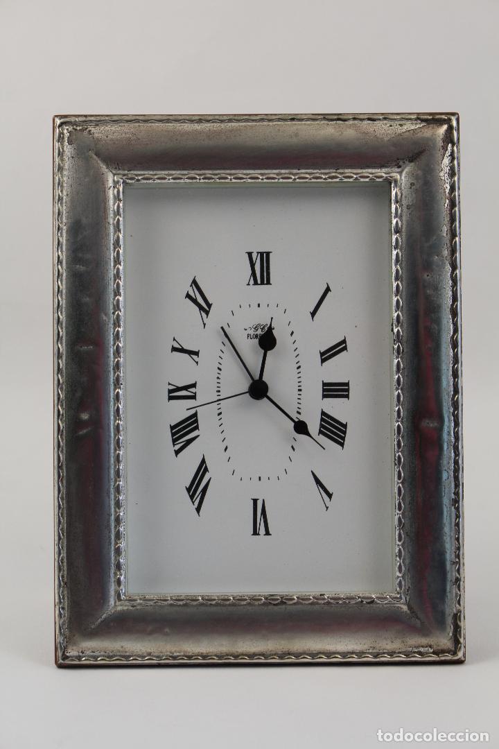 Antig&uuml;edades: reloj quart en plata de ley marca cambau - Foto 7