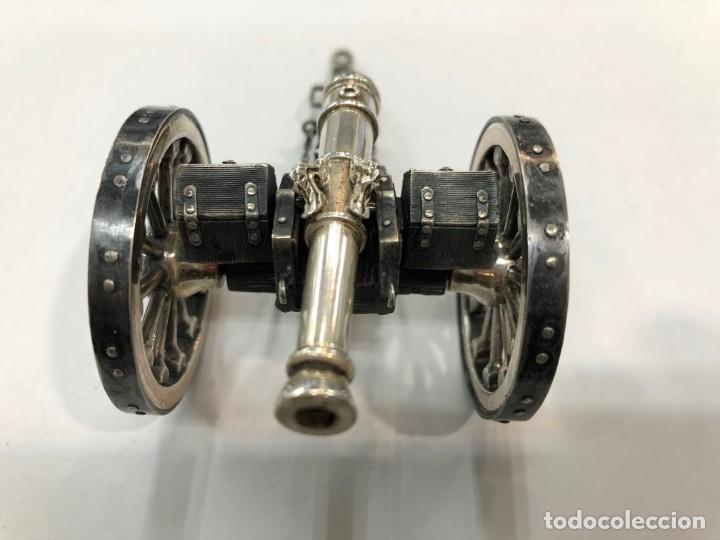 Antig&uuml;edades: Miniatura de ca&ntilde;on de plata de ley - Foto 4