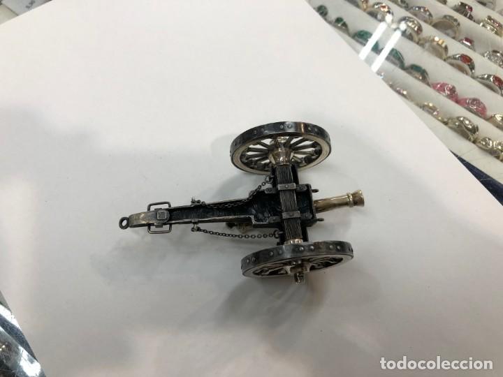 Antig&uuml;edades: Miniatura de ca&ntilde;on de plata de ley - Foto 13