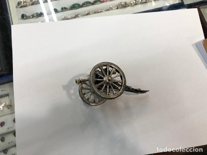 Antig&uuml;edades: Miniatura de ca&ntilde;on de plata de ley - Foto 14